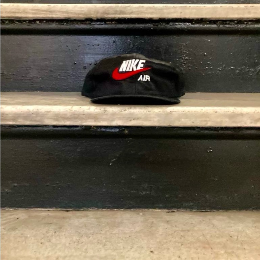 Nike Black Cap with Red Logo
